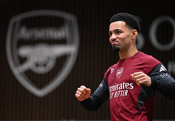 Ethan Nwaneri of Arsenal during a training session at Sobha Realty Training Centre on December 09, 2025 in London Colney, England.