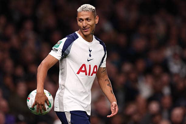 Richarlison in action for Tottenham